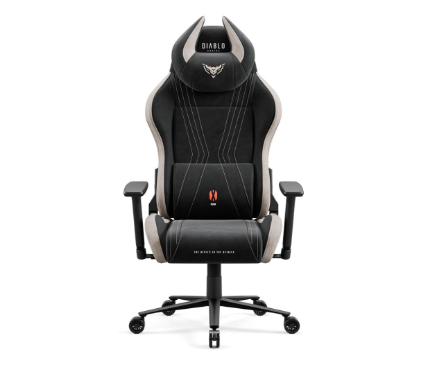 DIABLO Chairs X-Horn 2.0 Normal Size Camel Black Tkanina 1611 - 1271448 - zdjęcie 2